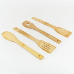 Casa Viva Set de 4 utensilios con portautensilios de bambú Outlet