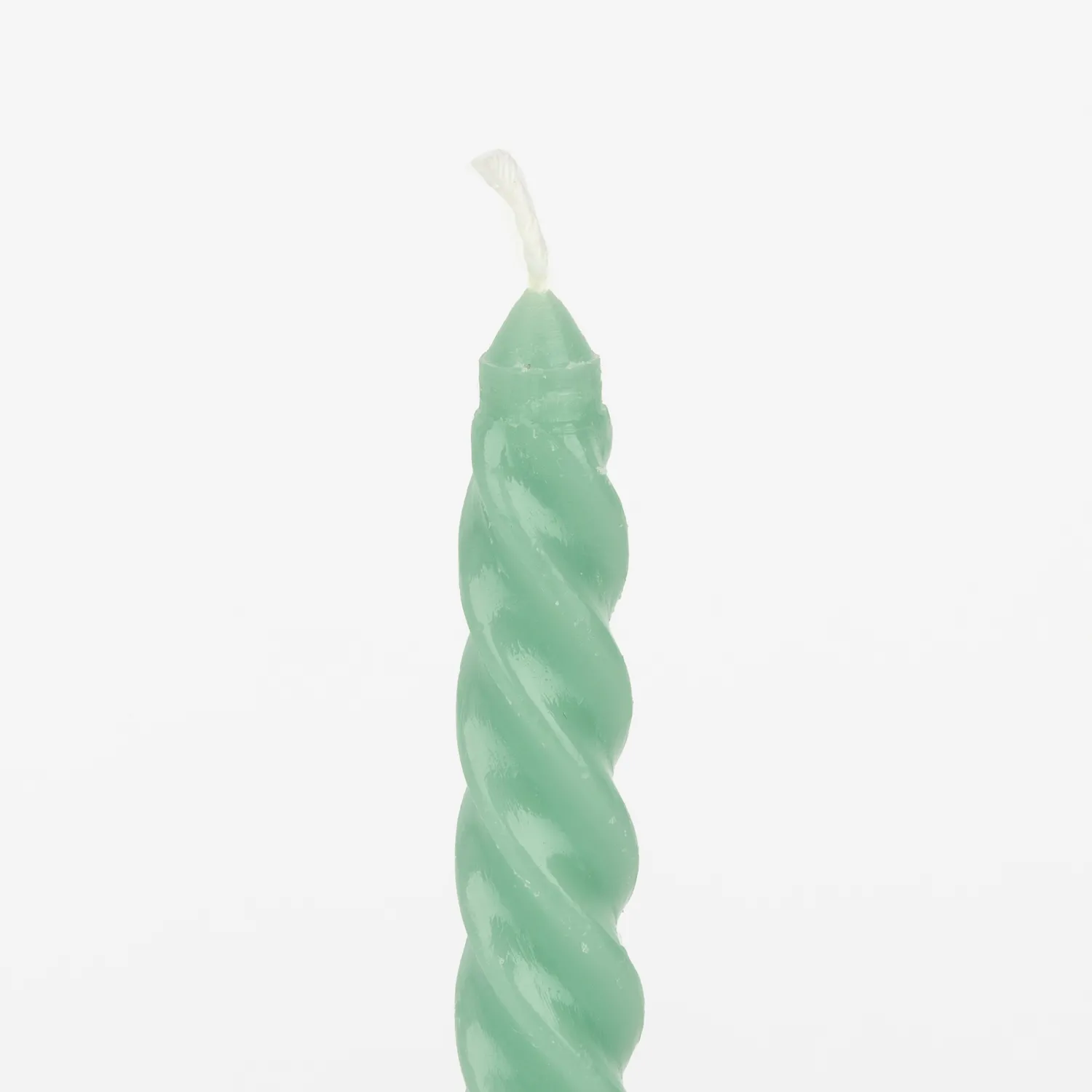 Casa Viva Set de 6 velas decorativas para candelabro verde Ø2x20cm Best