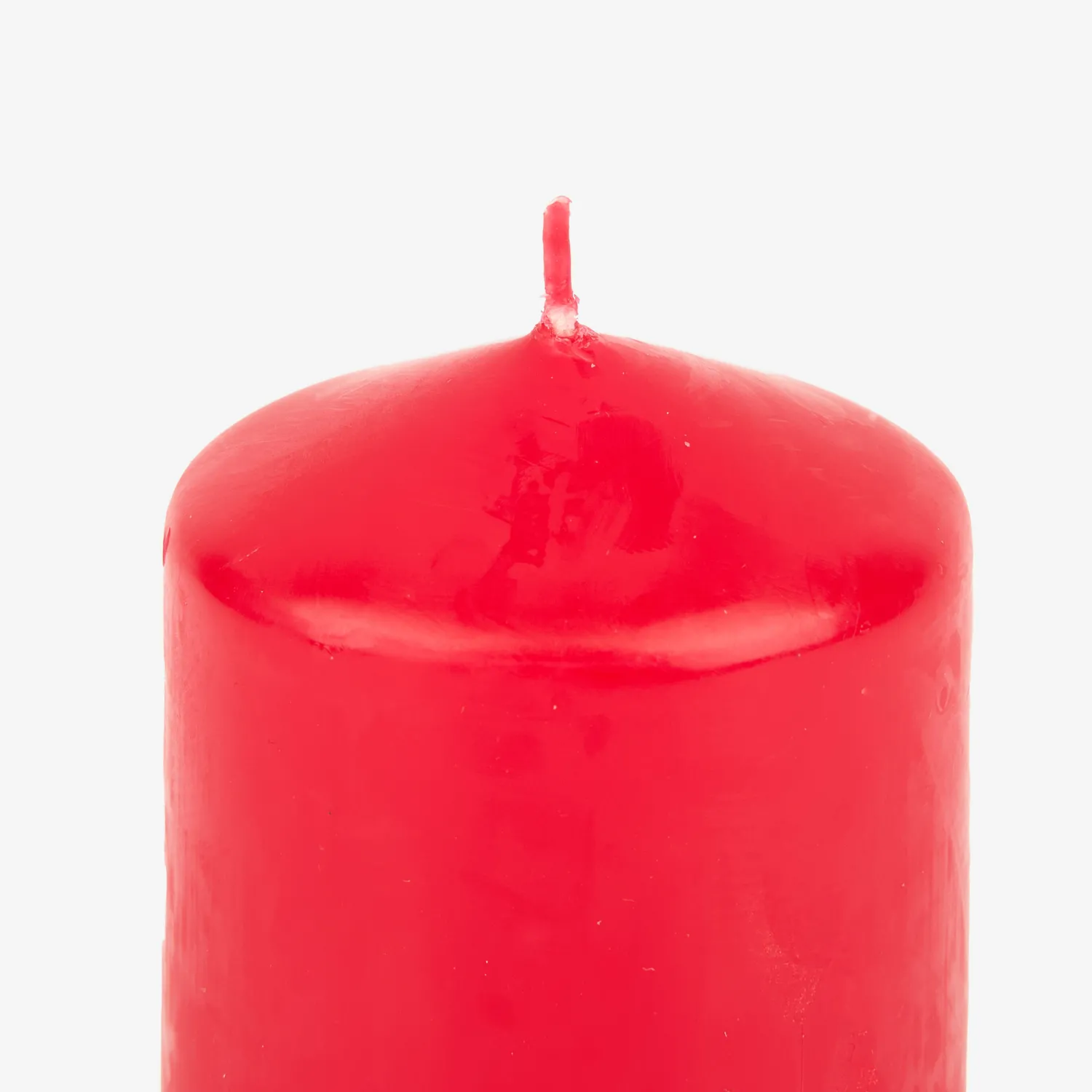 Casa Viva Set de 7 velas decorativas pilar rojas