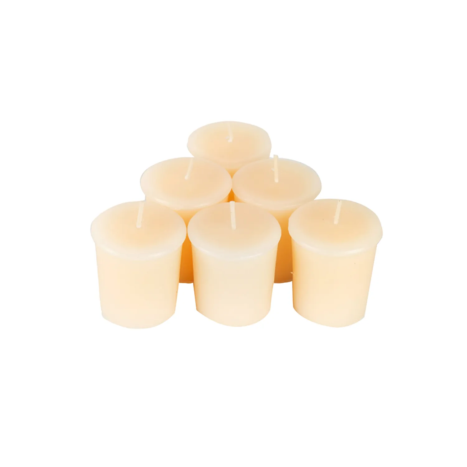 Casa Viva Set de 6 velas Votive crema New