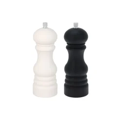 Casa Viva Set de molinillo de sal y pimineta blanco y negro 17,5cm Discount
