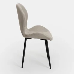 Casa Viva Silla de comedor beige Lydia 54x50x86cm Clau&Chloe Online