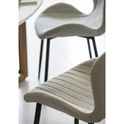 Casa Viva Silla de comedor beige Lydia 54x50x86cm Clau&Chloe Online