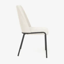 Casa Viva Silla de comedor beige Mina 49x60cm Best