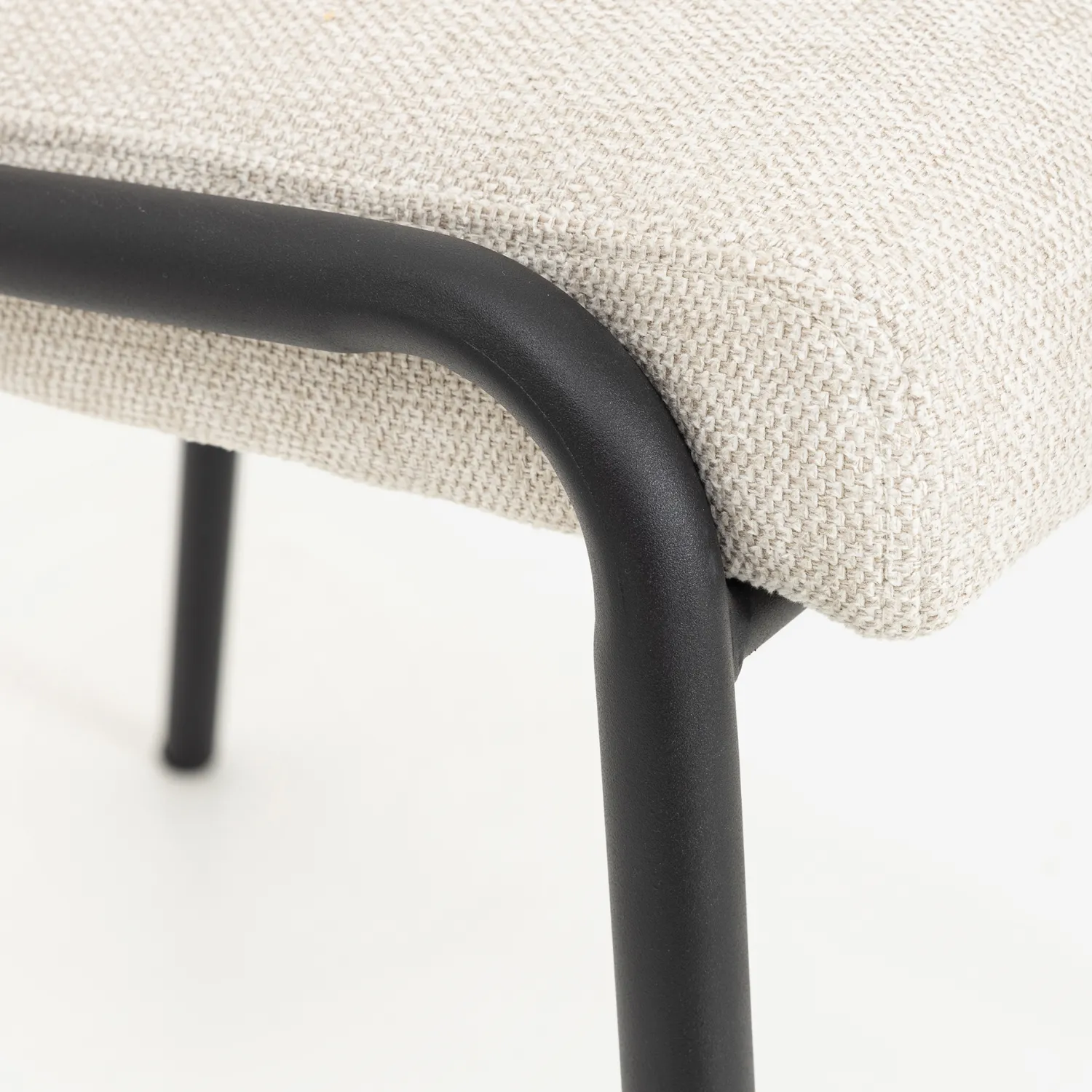 Casa Viva Silla de comedor beige Mina 49x60cm Best