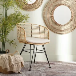 Casa Viva Silla de comedor con cojín 52x66x77cm Outlet