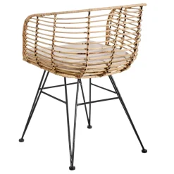 Casa Viva Silla de comedor con cojín 52x66x77cm Outlet