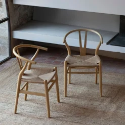 Casa Viva Silla de comedor de madera de olmo Irma 49x42x78cm Clau&Chloe Sale