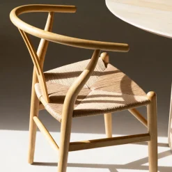 Casa Viva Silla de comedor de madera de olmo Irma 49x42x78cm Clau&Chloe Sale