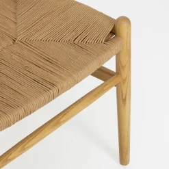 Casa Viva Silla de comedor de madera de olmo Irma 49x42x78cm Clau&Chloe Sale