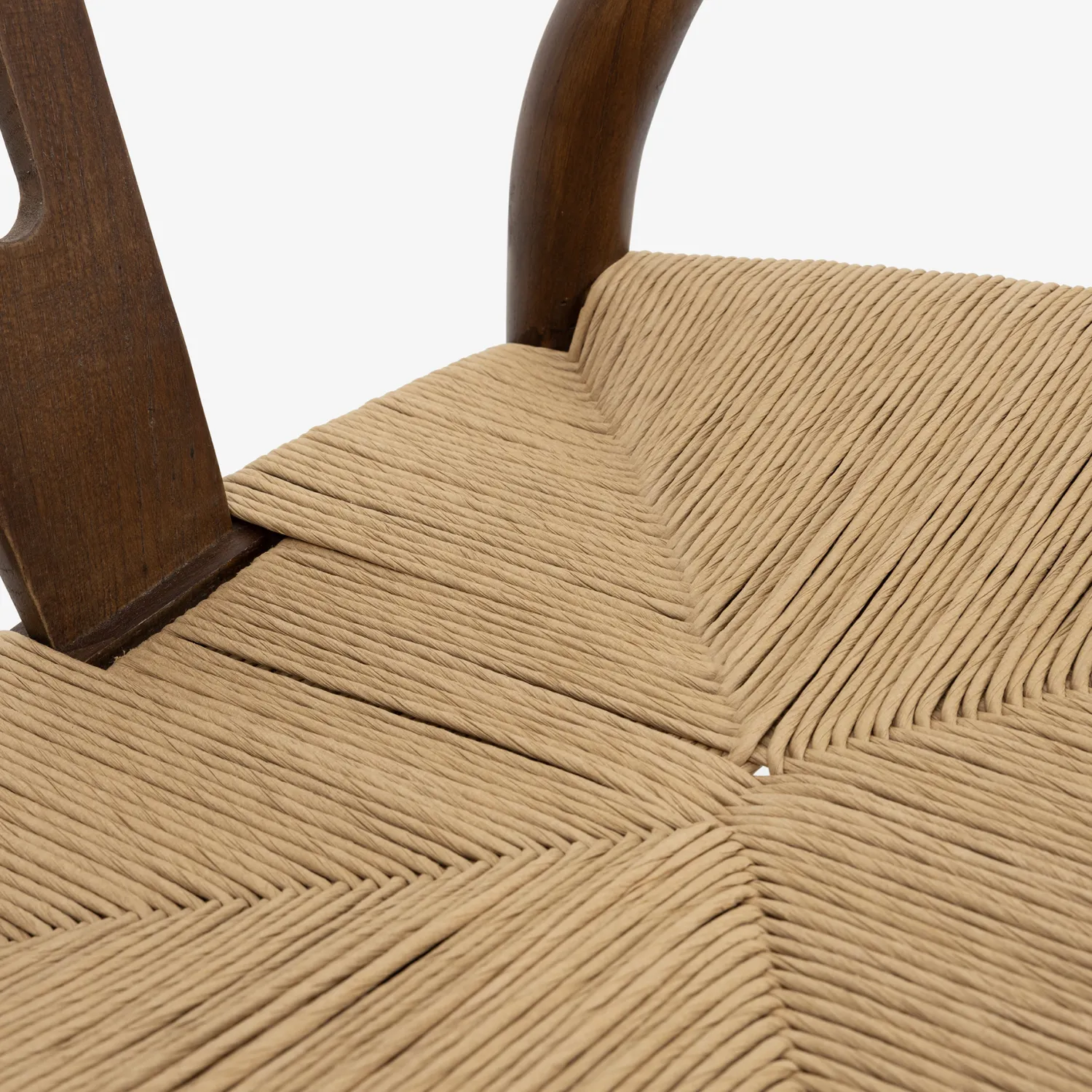 Casa Viva Silla de comedor de madera de olmo marrón oscuro Irma 49x42x78cm Clau&Chloe Best