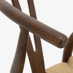 Casa Viva Silla de comedor de madera de olmo marrón oscuro Irma 49x42x78cm Clau&Chloe Best