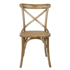 Casa Viva Silla de comedor de madera de olmo Antique 46x42x87cm Best