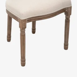 Casa Viva Silla de comedor de madera de abedul beige Monarch 50x56x96cm Clearance
