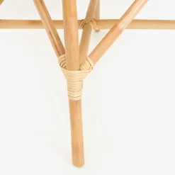 Casa Viva Silla de comedor de ratán beige Milos 77x70x84cm