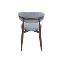 Casa Viva Silla de comedor efecto madera azul Martina 54x52x76cm Clau&Chloe New