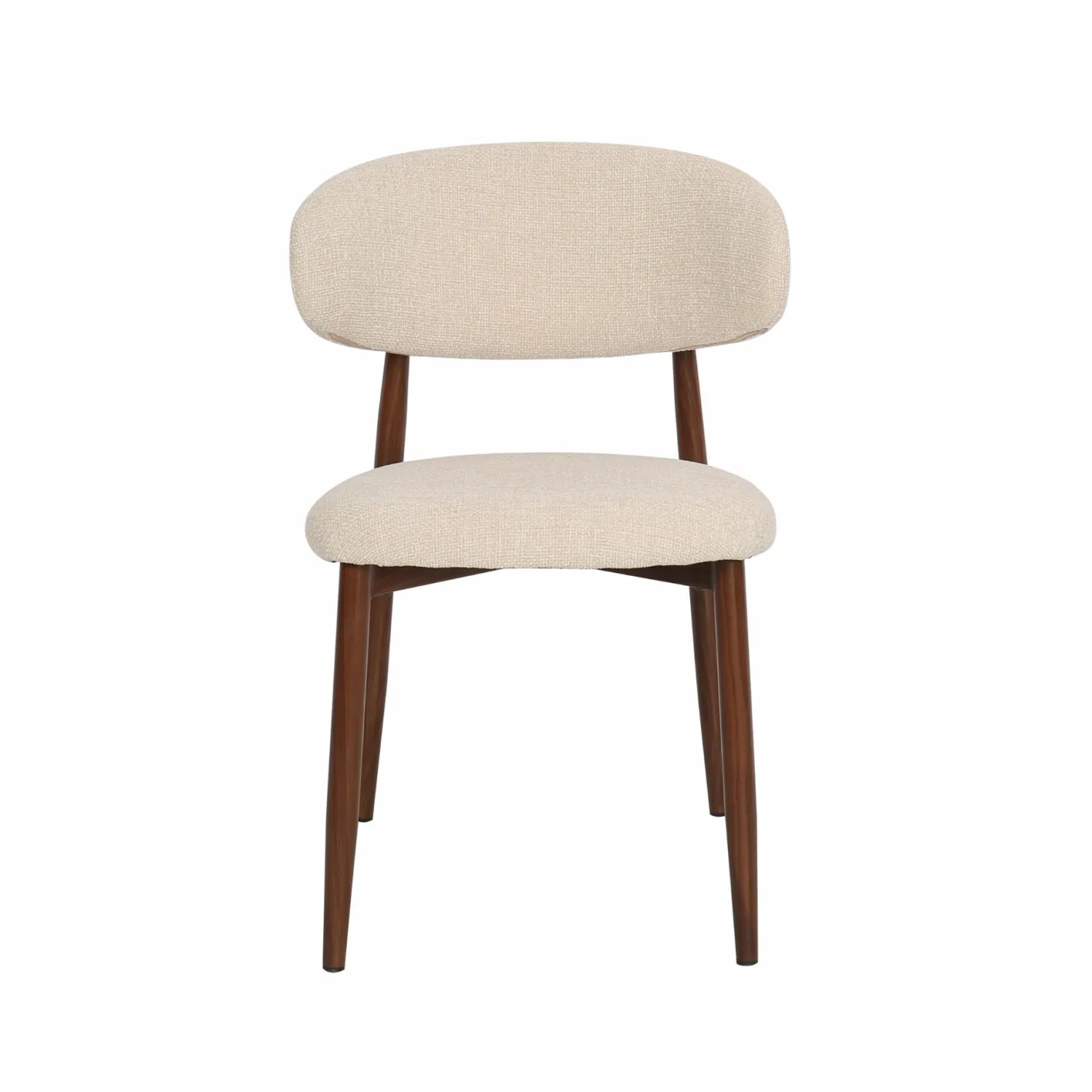 Casa Viva Silla de comedor efecto madera beige Martina 54x52x76cm Clau&Chloe Hot