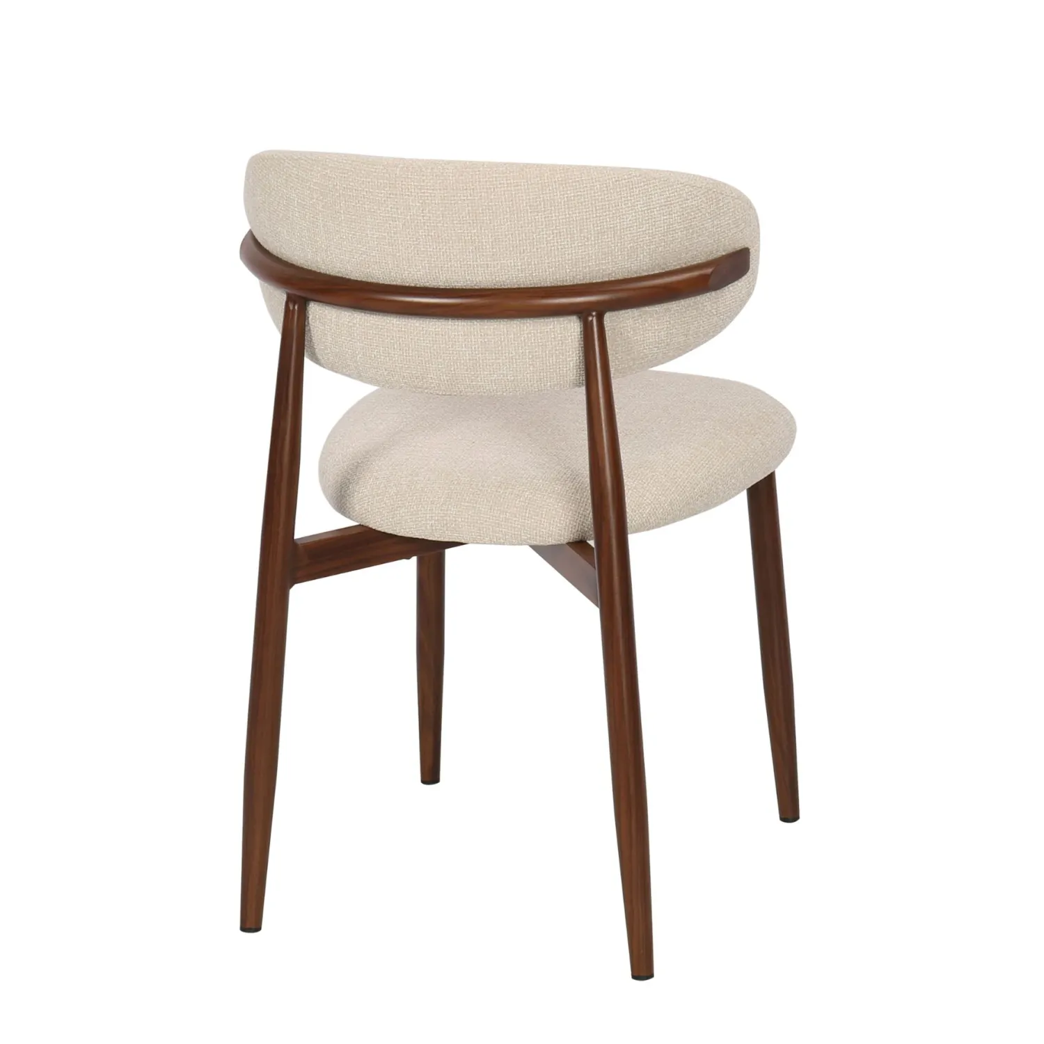 Casa Viva Silla de comedor efecto madera beige Martina 54x52x76cm Clau&Chloe Hot