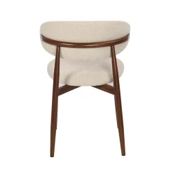 Casa Viva Silla de comedor efecto madera beige Martina 54x52x76cm Clau&Chloe Hot