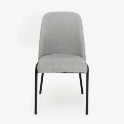 Casa Viva Silla de comedor gris claro Mina 49x60cm New