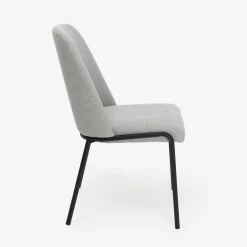 Casa Viva Silla de comedor gris claro Mina 49x60cm New