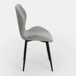 Casa Viva Silla de comedor gris Lydia 54x50x86cm Clau&Chloe Discount