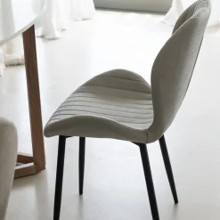 Casa Viva Silla de comedor gris Lydia 54x50x86cm Clau&Chloe Discount