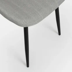 Casa Viva Silla de comedor gris Lydia 54x50x86cm Clau&Chloe Discount