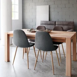 Casa Viva Silla de comedor gris oscuro Concept 45x55x86cm Hot