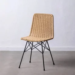 Casa Viva Silla de interior y exterior de ratán sintético 45x41x83cm Online