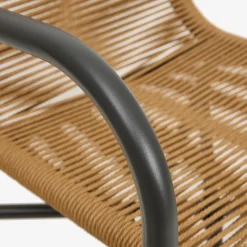 Casa Viva Silla de jardín de ratán sintético y aluminio Anse 55x60x79cm Best