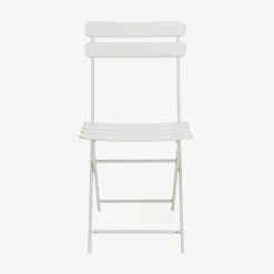 Casa Viva Silla de jardín plegable de metal gris Bistro 40x38x90cm New