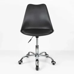 Casa Viva Silla de oficina con ruedas negra Tulip 48x55x82cm Clearance