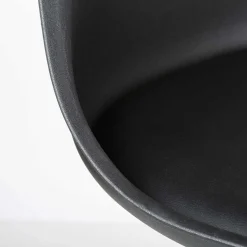 Casa Viva Silla de oficina con ruedas negra Tulip 48x55x82cm Clearance