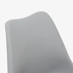 Casa Viva Silla de oficina con ruedas gris Tulip 48x55x45cm Outlet