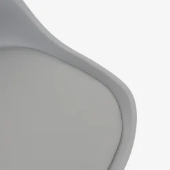 Casa Viva Silla de oficina con ruedas gris Tulip 48x55x45cm Outlet