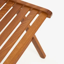 Casa Viva Silla plegable de madera de haya oscura Gema 43x48x79cm