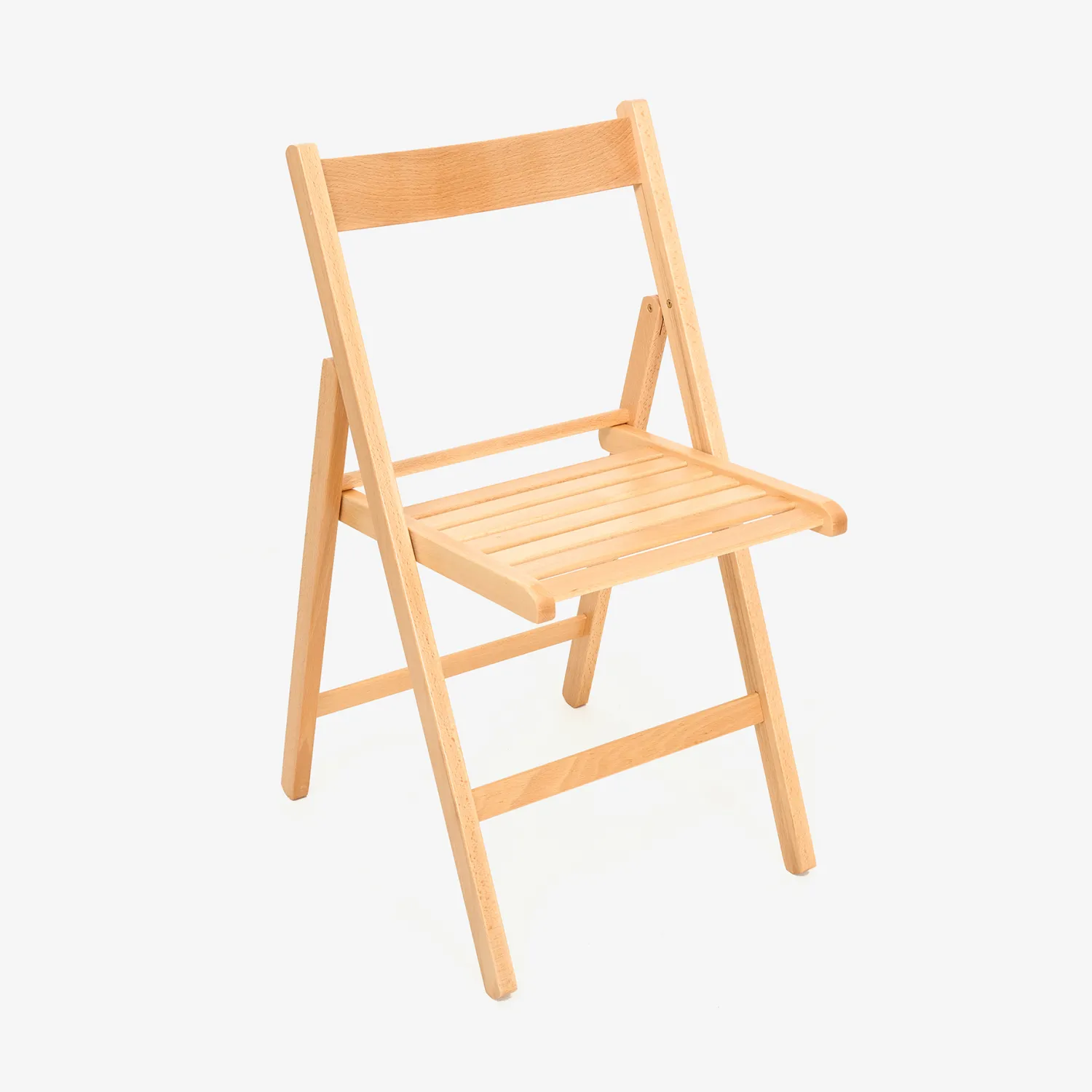 Casa Viva Silla plegable de madera de haya natural Gema 43x48x79cm Clearance