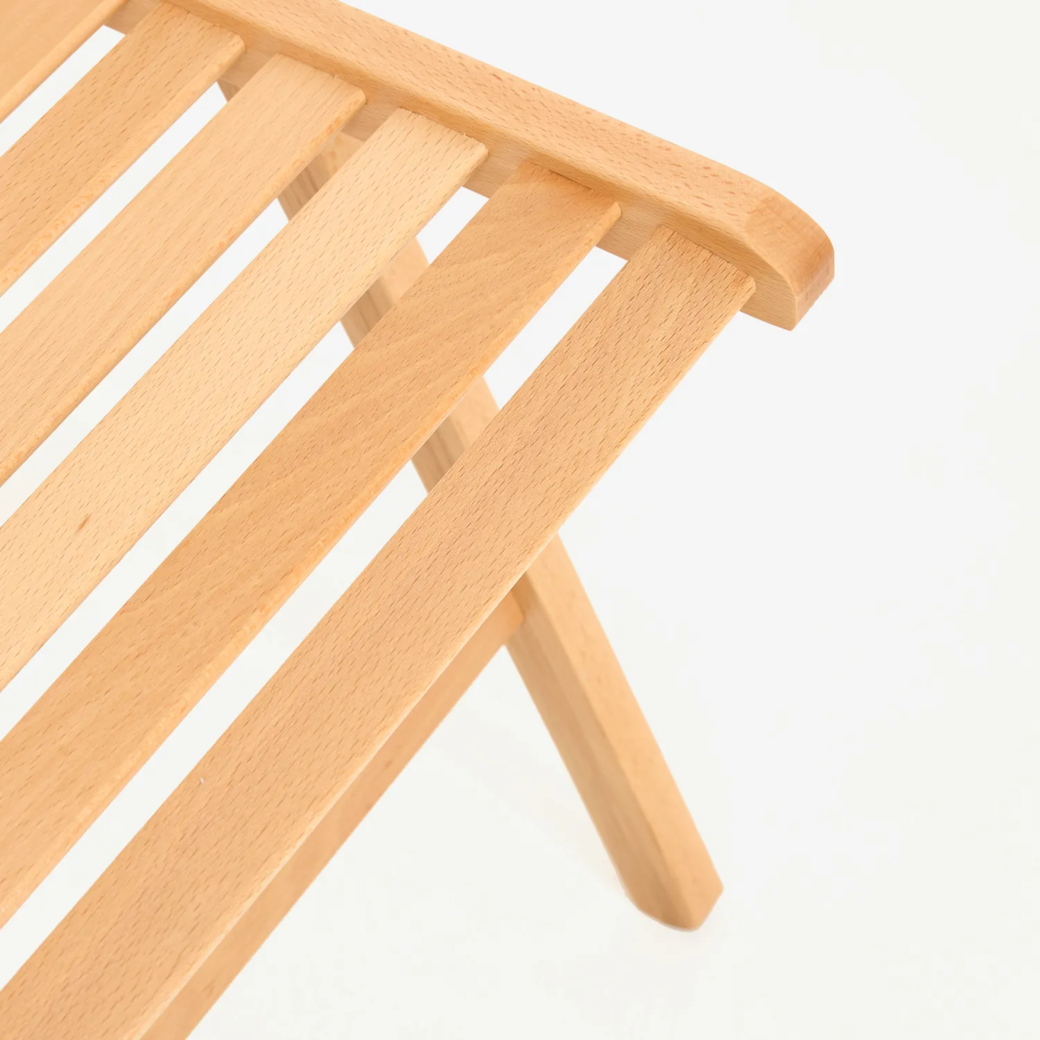 Casa Viva Silla plegable de madera de haya natural Gema 43x48x79cm Clearance