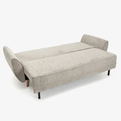 Casa Viva Sofá cama de 3 plazas gris claro Fules 212x85x85cm