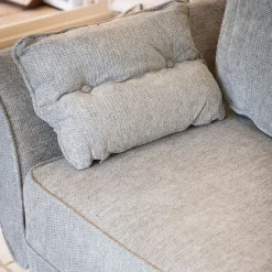 Casa Viva Sofá cama de 3 plazas gris claro Fules 212x85x85cm