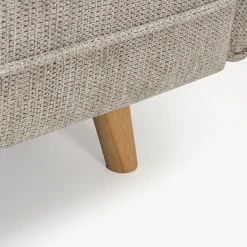 Casa Viva Sofá cama de 3 plazas gris claro Fules 212x85x85cm