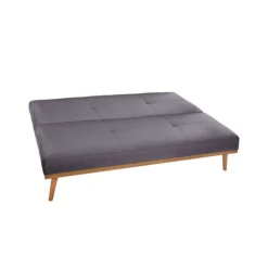 Casa Viva Sofá cama de 3 plazas gris oscuro Dylan 182x80x80cm New