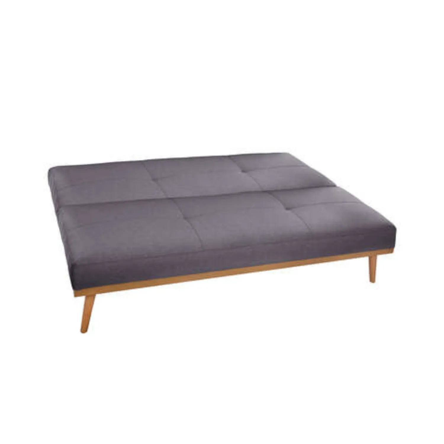 Casa Viva Sofá cama de 3 plazas gris oscuro Dylan 182x80x80cm New