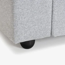 Casa Viva Sofá cama de 3 plazas gris Barita 216x85x85cm Sale