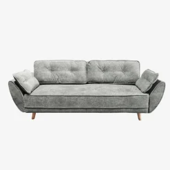 Casa Viva Sofá cama de 3 plazas gris Fules 212x85x85cm Discount