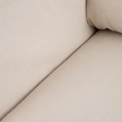 Casa Viva Sofá cama de algodón y lino beige 215x100x97cm Sale