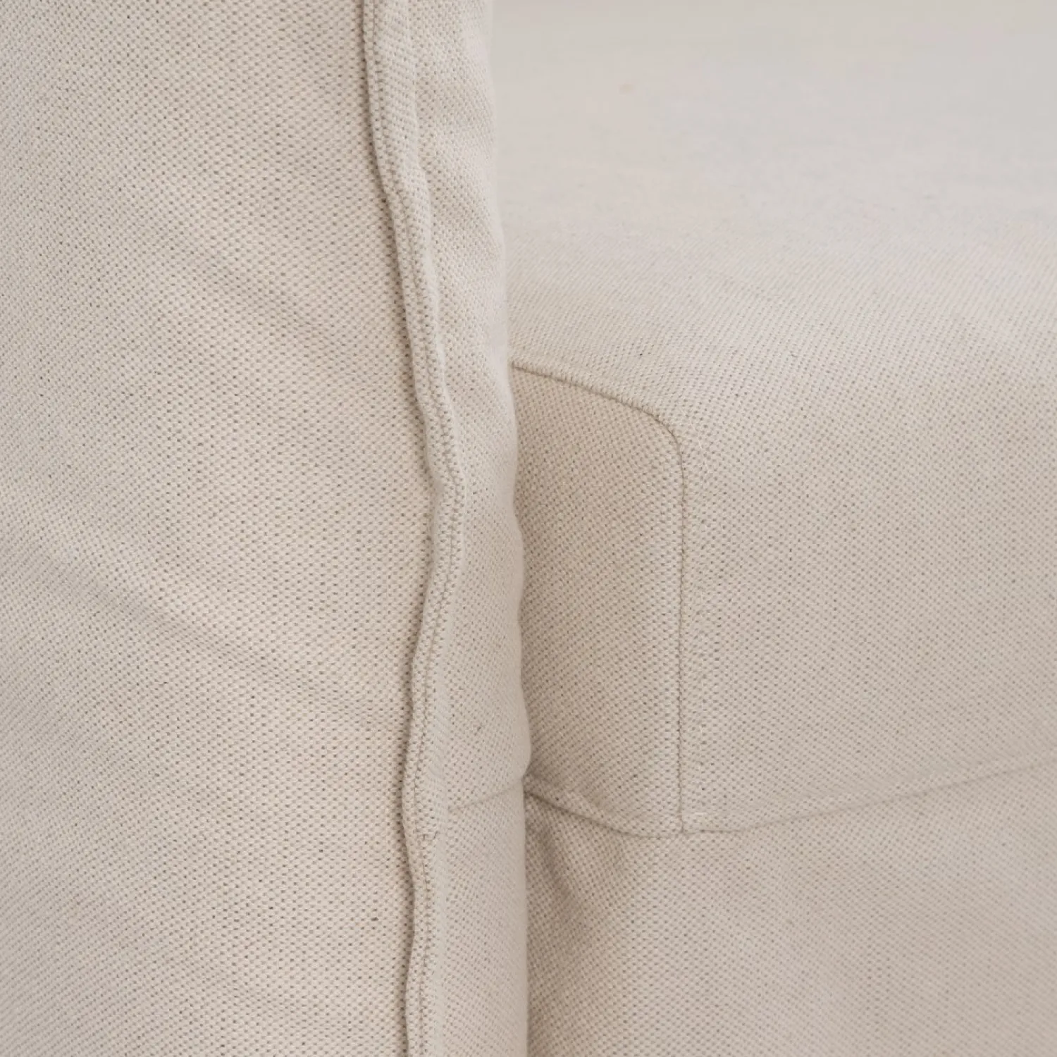 Casa Viva Sofá cama de algodón y lino beige 215x100x97cm Sale