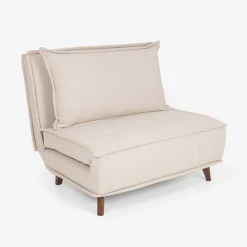 Casa Viva Sofá cama individual crema 104x92x84cm Best