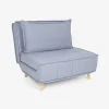 Casa Viva Sofá cama individual gris claro Gael 104x92x84cm Clearance